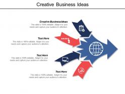 Creative business ideas ppt powerpoint presentation file diagrams cpb