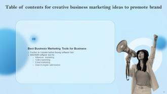 Creative Business Marketing Ideas To Promote Brand MKT CD V Good Pre-designed