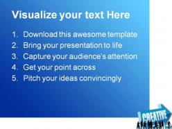 Creative business powerpoint templates and powerpoint backgrounds 0711