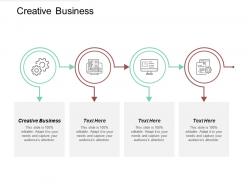 Creative business ppt powerpoint presentation file ideas cpb