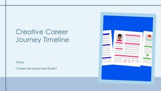 Creative Career Journey Timeline PPT Information AT