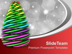 Creative christmas tree holidays powerpoint templates ppt themes and graphics