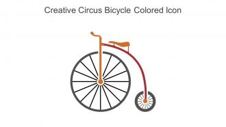 Creative Circus Bicycle Colored Icon In Powerpoint Pptx Png And Editable Eps Format