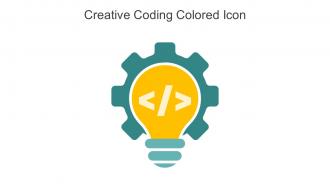 Creative Coding Colored Icon In Powerpoint Pptx Png And Editable Eps Format