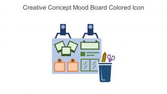 Creative Concept Mood Board Colored Icon In Powerpoint Pptx Png And Editable Eps Format