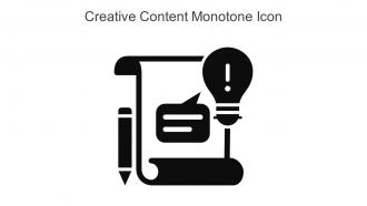 Creative Content Monotone Icon In Powerpoint Pptx Png And Editable Eps Format