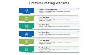 Creative creating websites ppt powerpoint presentation summary guide cpb