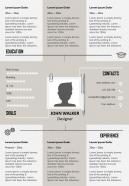 Creative designer resume template to get noticed