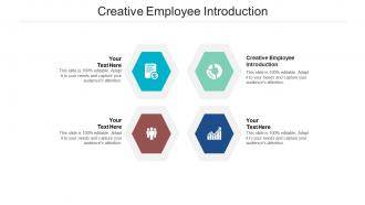 Creative employee introduction ppt powerpoint presentation gallery themes cpb