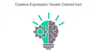 Creative Expression Visuals Colored Icon In Powerpoint Pptx Png And Editable Eps Format