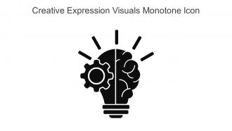 Creative Expression Visuals Monotone Icon In Powerpoint Pptx Png And Editable Eps Format