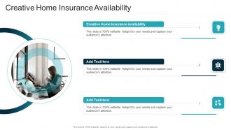Creative Home Insurance Availability In Powerpoint And Google Slides Cpb