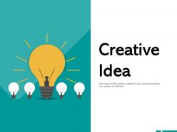 Creative idea innovation technology a412 ppt powerpoint presentation ideas slides