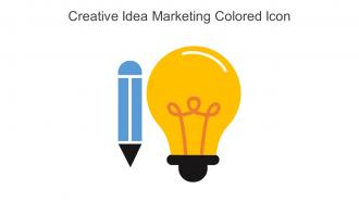 Creative Idea Marketing Colored Icon In Powerpoint Pptx Png And Editable Eps Format