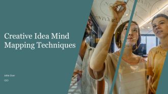 Creative Idea Mind Mapping Techniques PPT Example AT
