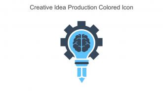 Creative Idea Production Colored Icon In Powerpoint Pptx Png And Editable Eps Format
