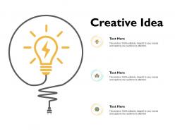Creative idea technology ppt powerpoint presentation gallery microsoft
