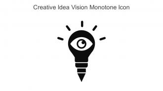 Creative Idea Vision Monotone Icon In Powerpoint Pptx Png And Editable Eps Format