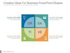 Creative ideas for business powerpoint shapes