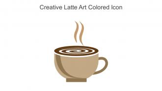 Creative Latte Art Colored Icon In Powerpoint Pptx Png And Editable Eps Format