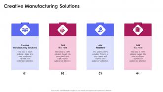 Creative Manufacturing Solutions In Powerpoint And Google Slides Cpb