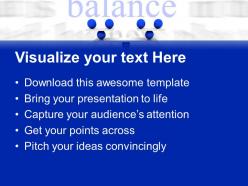 Creative marketing concepts powerpoint templates balance business strategy ppt layout
