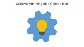 Creative Marketing Idea Colored Icon In Powerpoint Pptx Png And Editable Eps Format