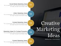 Creative marketing ideas powerpoint slide template