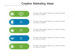 Creative marketing ideas ppt powerpoint presentation pictures slide portrait cpb