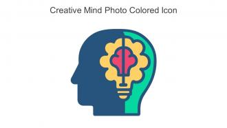 Creative Mind Photo Colored Icon In Powerpoint Pptx Png And Editable Eps Format