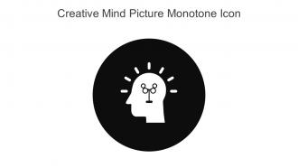 Creative Mind Picture Monotone Icon In Powerpoint Pptx Png And Editable Eps Format