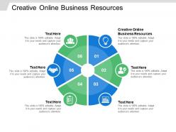 Creative online business resources ppt powerpoint presentation gallery aids cpb