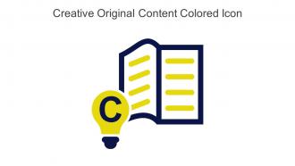 Creative Original Content Colored Icon In Powerpoint Pptx Png And Editable Eps Format