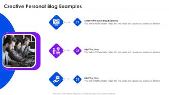 Creative Personal Blog Examples In Powerpoint And Google Slides Cpb