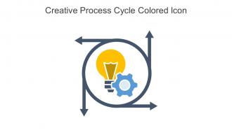 Creative Process Cycle Colored Icon In Powerpoint Pptx Png And Editable Eps Format