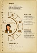 Creative resume template a4 size 2 pages infographic cv for engineers marketers