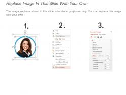Creative resume template visual resume slide