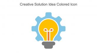 Creative Solution Idea Colored Icon In Powerpoint Pptx Png And Editable Eps Format
