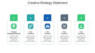 Creative Strategy Statement Ppt Powerpoint Presentation Portfolio Files Cpb