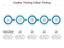 Creative thinking critical thinking ppt powerpoint presentation inspiration professional cpb