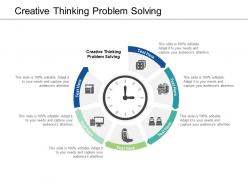 Creative thinking problem solving ppt powerpoint presentation ideas format cpb