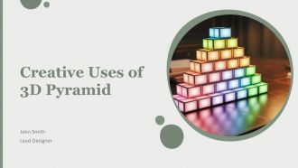 Creative Uses Of 3D Pyramid PPT Guidelines AT