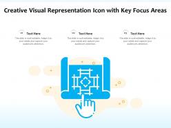 Creative visual representation icon with key focus areas
