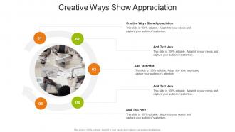 Creative Ways Show Appreciation In Powerpoint And Google Slides Cpb
