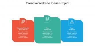 Creative website ideas project ppt powerpoint presentation ideas clipart images cpb