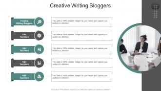 Creative Writing Bloggers In Powerpoint And Google Slides Cpb