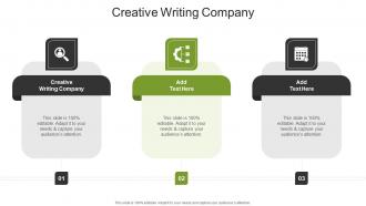 Creative Writing Company In Powerpoint And Google Slides Cpb