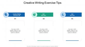 Creative Writing Exercise Tips In Powerpoint And Google Slides Cpb
