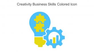 Creativity Business Skills Colored Icon In Powerpoint Pptx Png And Editable Eps Format