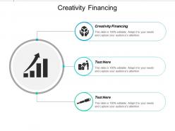 Creativity financing ppt powerpoint presentation icon layouts cpb